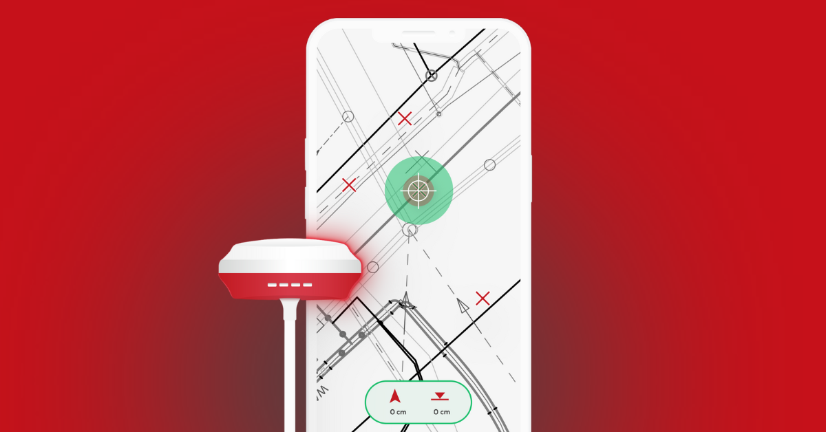 Absteck-Funktionen der SitePlan-App: Abstecken, Planabstecken, Linienabsteckung
