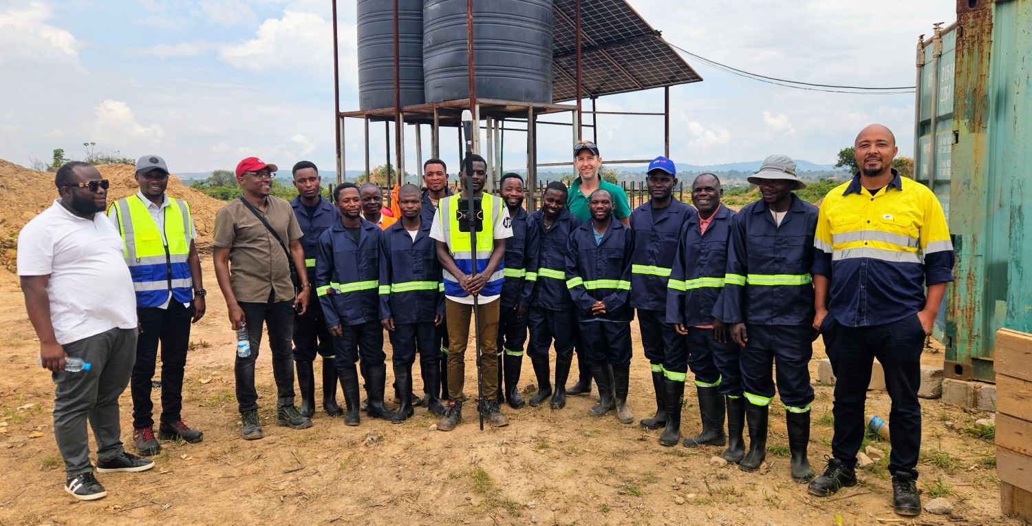 SitePlan-App für den Tiefbau: Diigtale Geo-Dokumentation und Vermessung im Kongo Solarpark