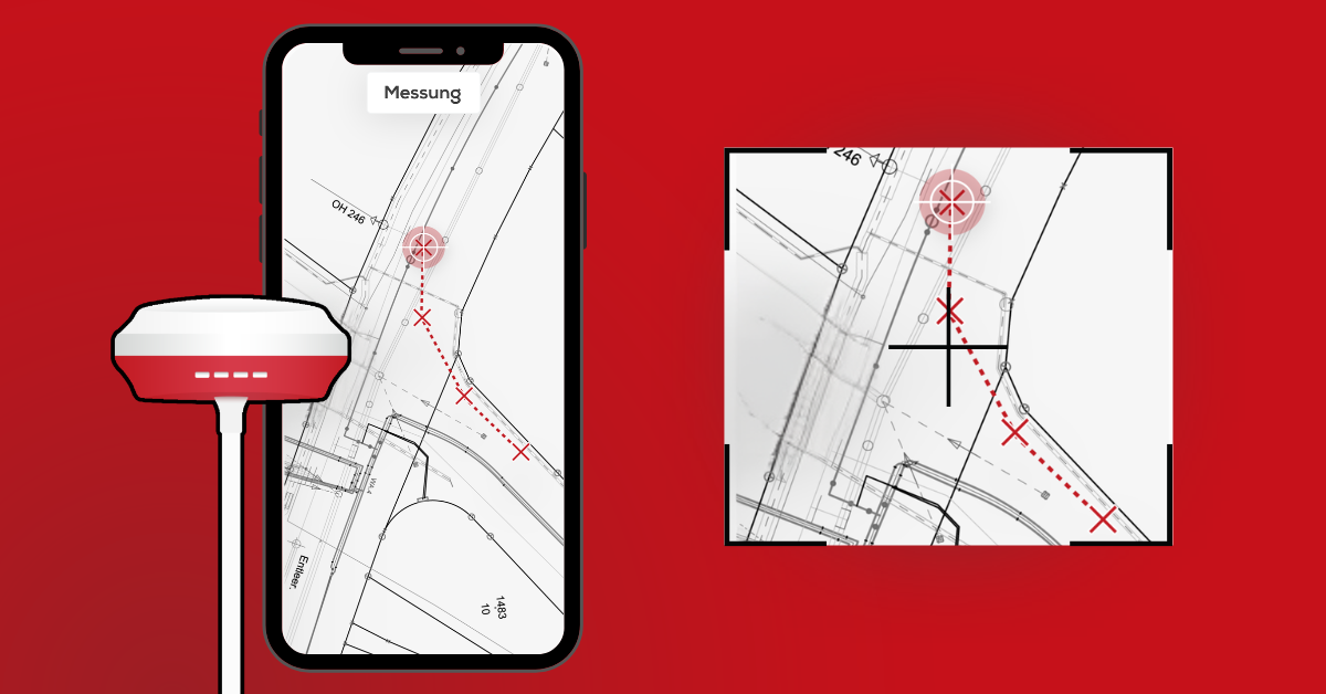 Linienabsteckung mit der SitePlan App