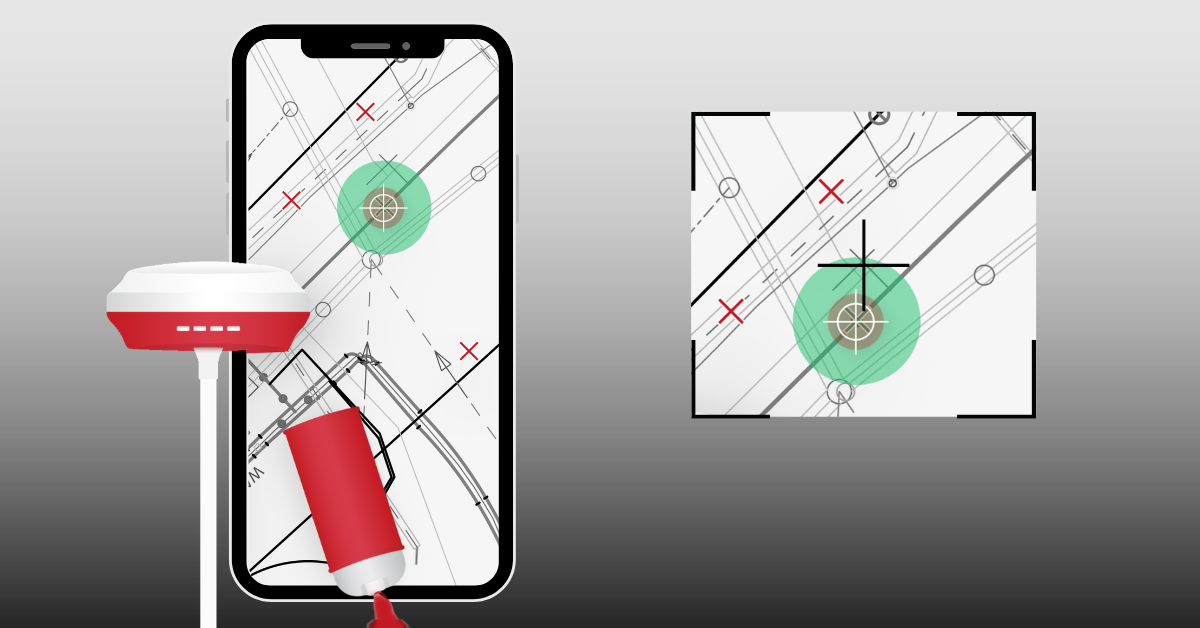 Planabsteckung im Tiefbau mit SitePlan