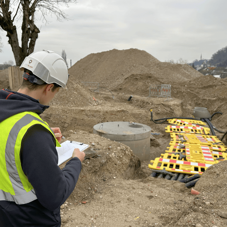 Volumen auf einer Baustelle kalkulieren